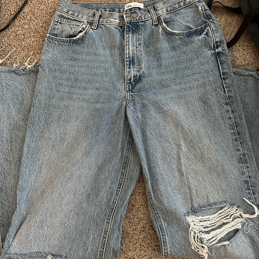 Zara Light Blue Denim Jeans